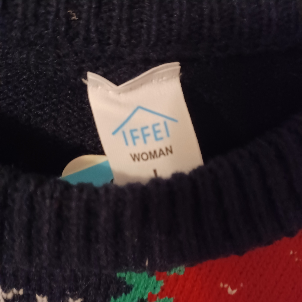BOUTIQUE CHRISTMAS SWEATER MULTI SIZE L - Picture 2 of 3
